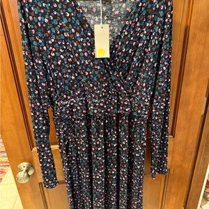 Boden Layla jersey faux wrap dress